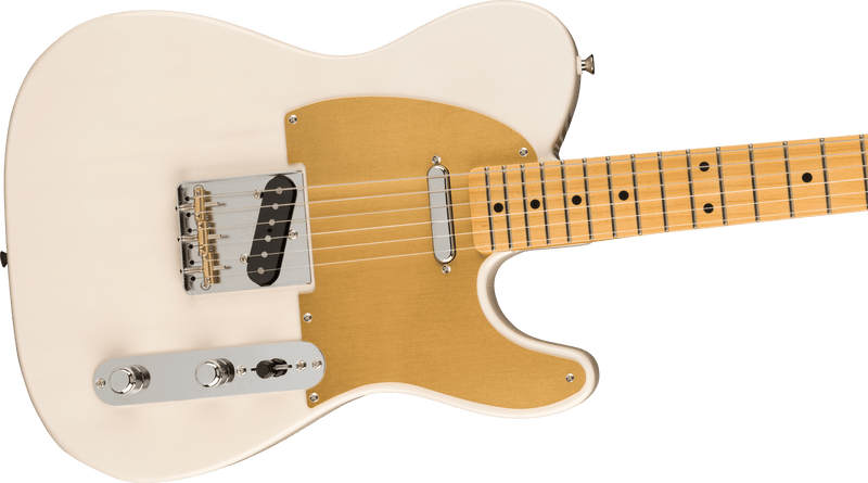 Fender JV Modified '50s Telecaster Maple Fingerboard White Blonde Electric Guitar With Gig Bag