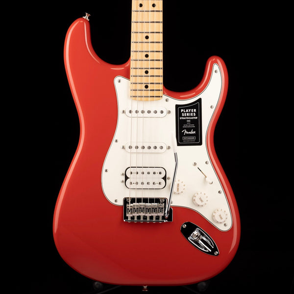 Fender Limited Edition Deluxe Player Strat HSS Fiesta Red With Matching Headcap