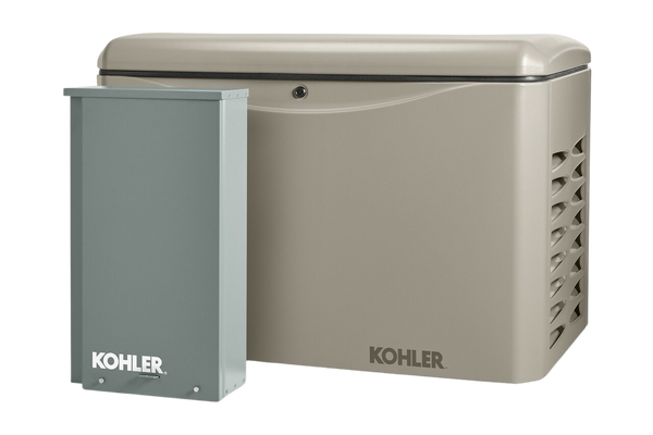 Kohler 18RCAL-200SELS 18KW Standby Generator with 200 Amp Automatic Transfer Switch and OnCue Plus New