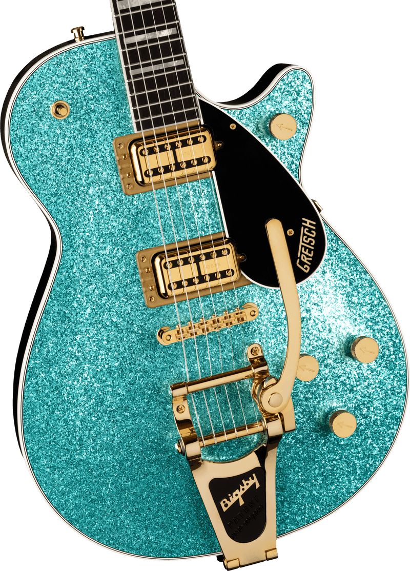 Gretsch G6229TG Limited Edition Players Edition Sparkle Jet BT with Bigsby Ocean Turquoise Sparkle