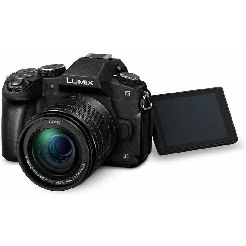 Panasonic LUMIX G85 Mirrorless Digital Camera w/ 12-60mm Lens & Microphone Accessory Kit