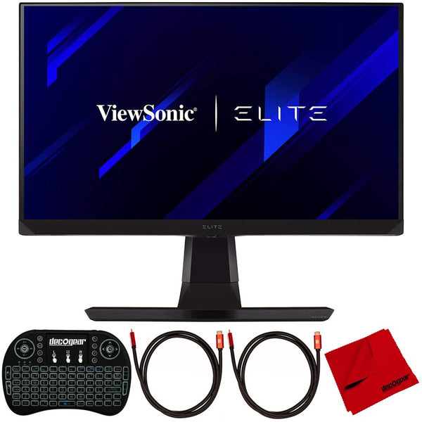 ViewSonic Elite 27-inch WQHD 1ms 165Hz IPS Gaming Monitor w/ Accessories Bundle
