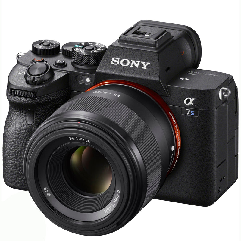Sony a7s III Mirrorless 4K Camera Body + FE 50mm F1.8 Lens Kit + Backpack Bundle