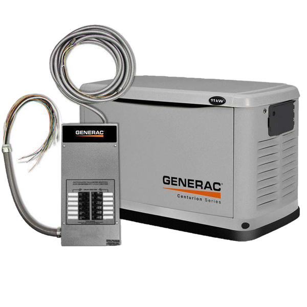 Generac 6437 11kW Guardian LP/NG Standby Generator with Smart Transfer Switch New