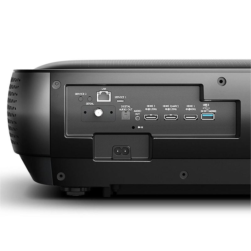 Hisense 120 TriChroma Laser 4K TV Projector w/120" ALR Screen +4 Year Extended Warranty