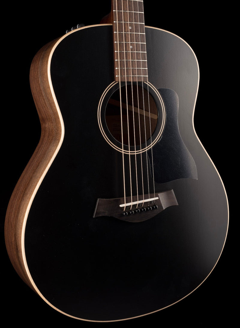 Taylor GTe Blacktop Acoustic Electric Guitar With Aerocase