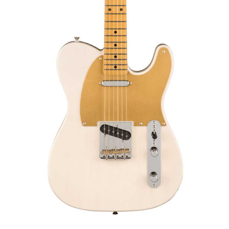 Fender JV Modified '50s Telecaster Maple Fingerboard White Blonde Electric Guitar With Gig Bag