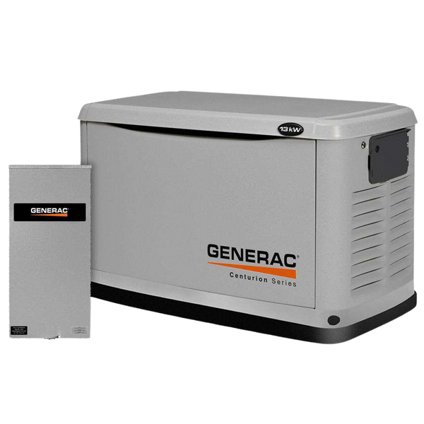 Generac 7046 13kW Guardian/Centurion Standby Generator w/ Smart Transfer Switch New